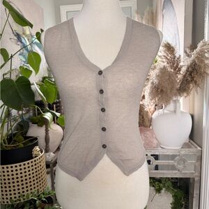 NWT Aya Muse Sleeveless Knit Top Vest- XXS